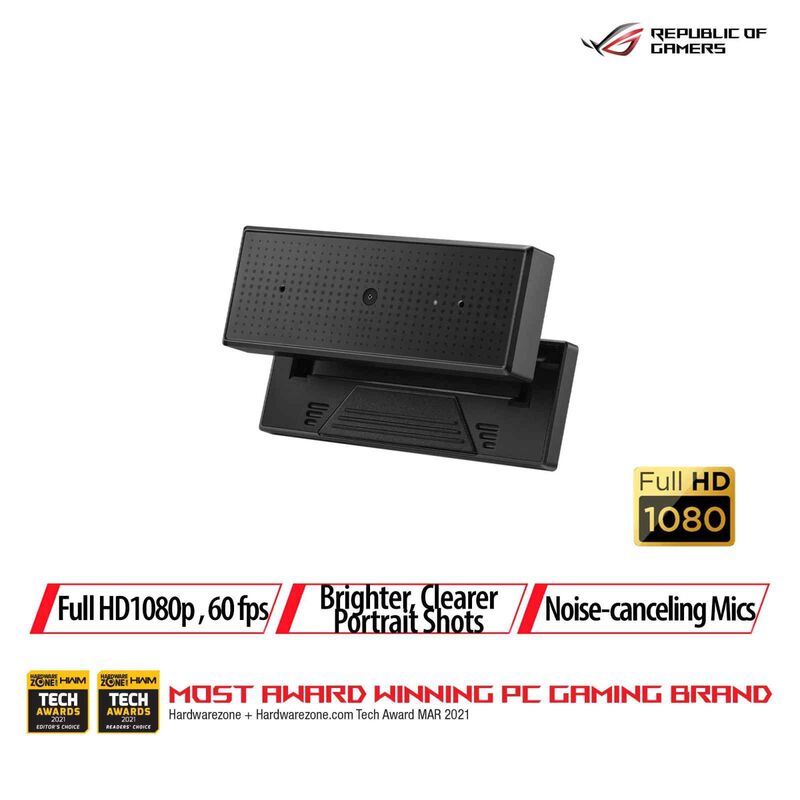 ASUS Full Hd 60 Fps Webcam With Ai- Powered Noise-canceling Mic ROG EYE S-image 1