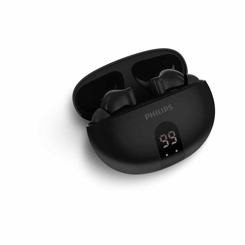 PHILIPS In-ear True Wireless Headphones With Anc - Black TAT3559BK/97-image 4