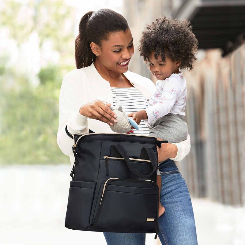 SKIP HOP Main Frame Wide Open Backpack - Black SH200150-image 4