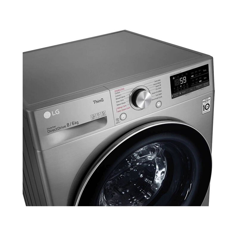 LG Front Load Washer And Dryer (8kg/6kg) FV1408H4V-image 4