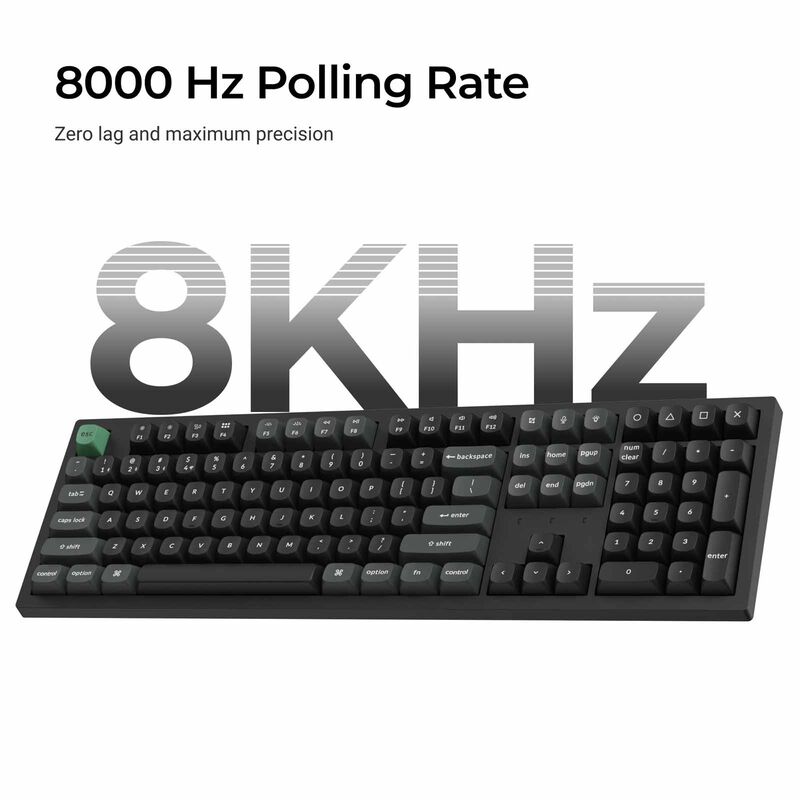 KEYCHRON K10 Ultra 8k 100% 108 Keys Black Rgb Hot-swap Apex Banana Switch KYCN-K10U-H4-image 3