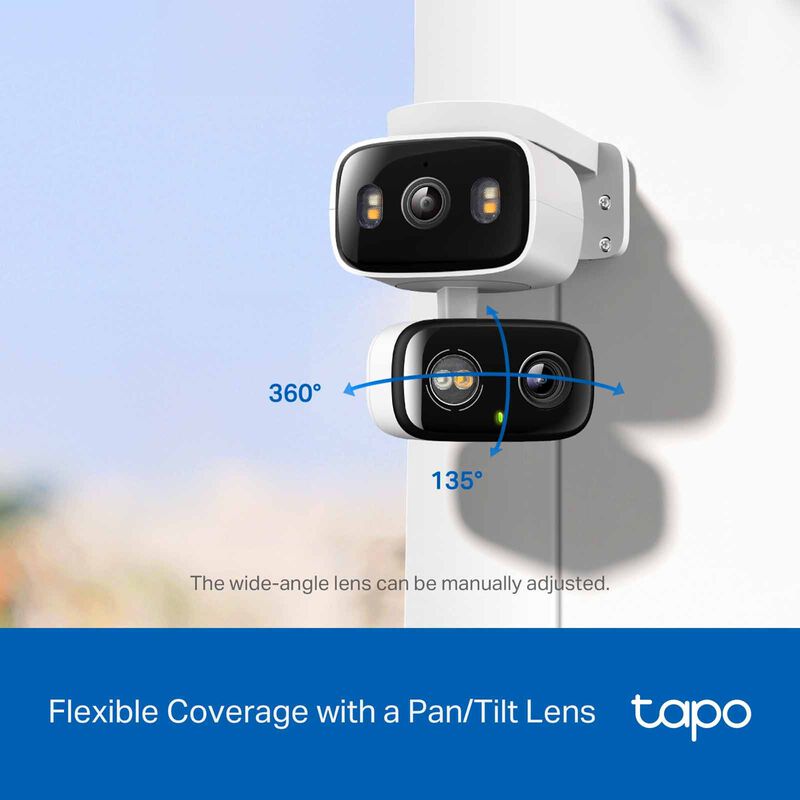 TP LINK Indoor/outdoor Dual Lens Pan/tilt Security Camera TAPO C246D-image 6
