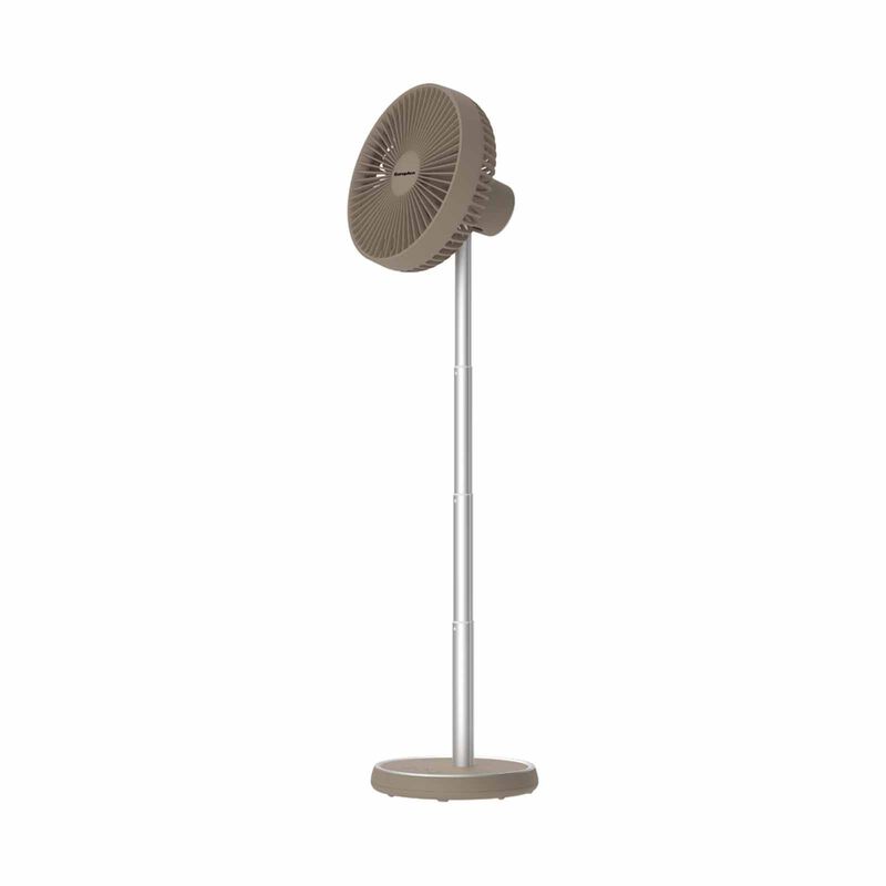 EUROPACE 7 In Rechargeable Dc Fan With Adjustable Height-brown EUF3753DBR-image 5