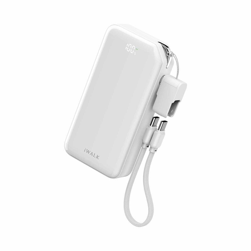 IWALK Macrogo 10000mah 30w Portable Charger With Stand White UBM001-002A-image 12