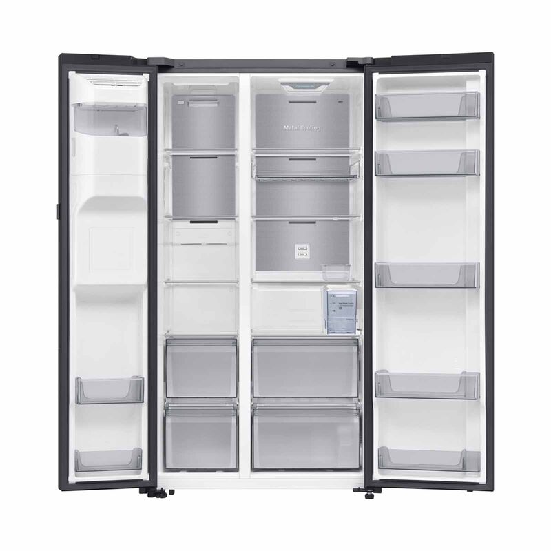 SAMSUNG Side To Side Door Fridge (634l) (black Glass) RS80F65J3BSS-image 10