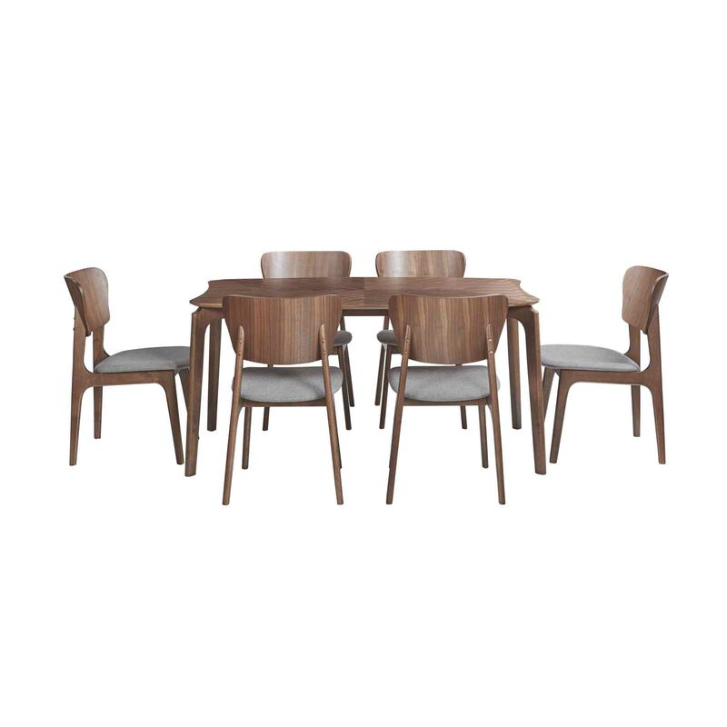 7 Piece Dining Set RICADOR-image 1