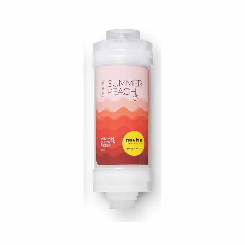 NOVITA Vitamin Shower Filter SHOWER FILTER - SUMMER PEACH-image 1