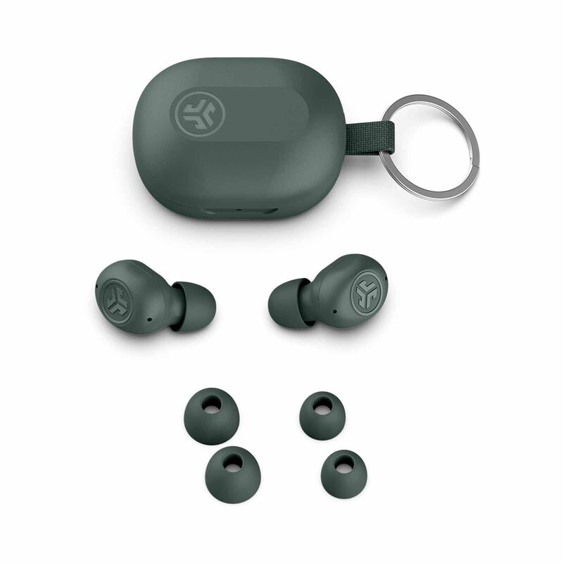 JLAB Jbuds Mini True Wireless Earbuds - Sage Gray EBJBMINIRSGE124-image 4