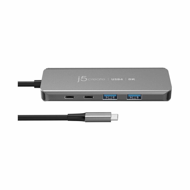 J5CREATE 8k Usb4 Travel Hub (6-in-1 ) JCH453-image 3