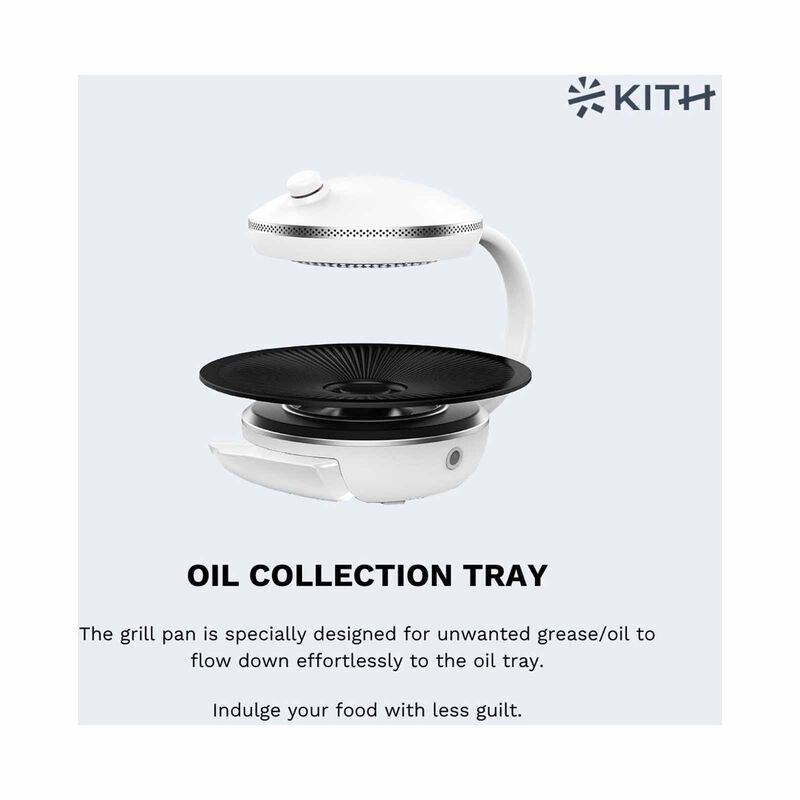KITH Mini Smokeless Bbq Grill - Knob Control SBG-MINI-W1-image 6