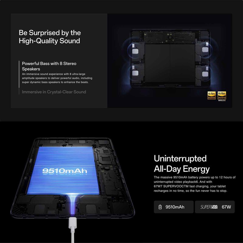 OPPO Pad 3 Pro Wifi(12gb+256gb)tablet Starlit Blue PAD 3 PRO-image 8