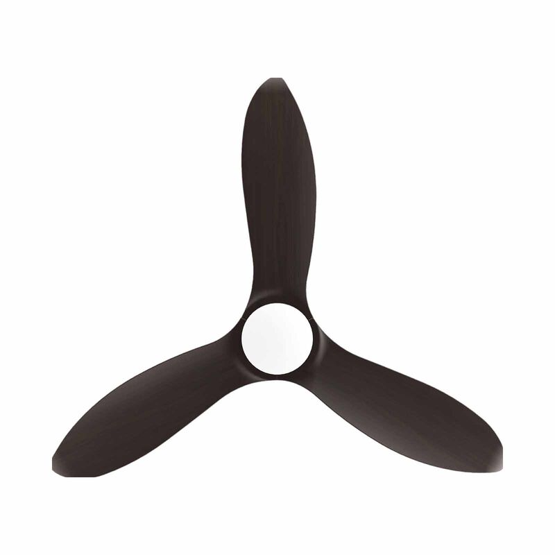 EUROPACE 46 In Dc Motor Ceiling Fan (down Rod) With Light - Black/ Dark Wood ECF46R - BLDW-CG-image 3