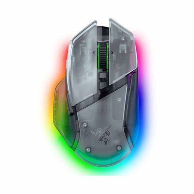 RAZER Basilisk V3 Pro 35k - Ergonomic Wireless Gaming Mouse - Phantom White Edition - Ap Packaging RZ01-05240400-R3A1