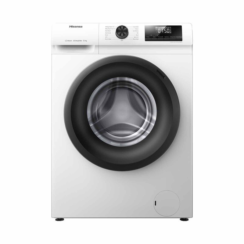 HISENSE Front Load Washer (9.5kg) - White WF95N1-image 1