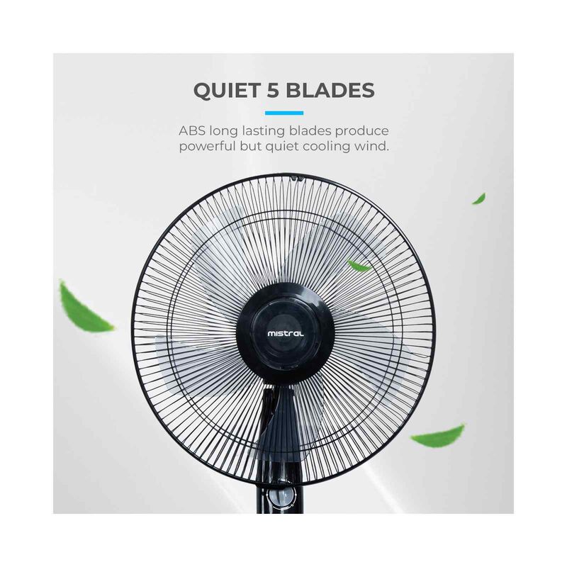 MISTRAL 16 In Stand Fan -black MSF1609-image 10