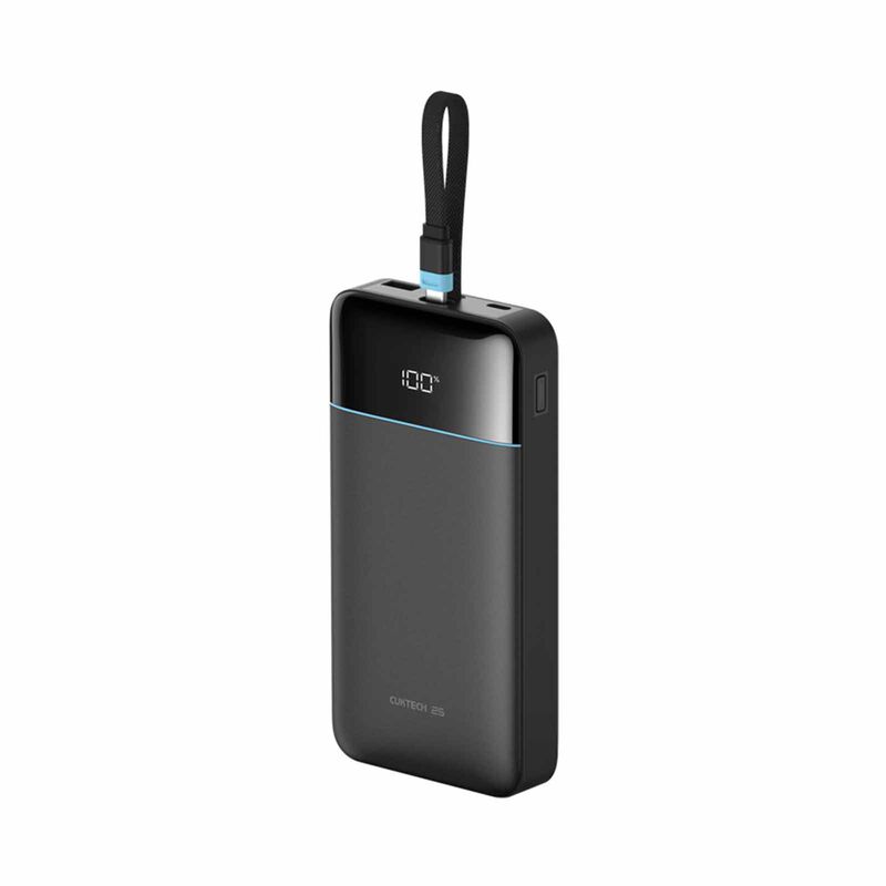 CUKTECH Powerbank 25000mah Pd 120w C Cable - Black CUKL252NCHBL-image 1