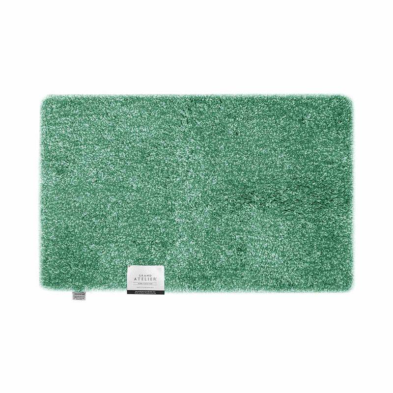 GRAND ATEL Plush Bath Rug - Jade HOME COLLECTION BARETT-image null