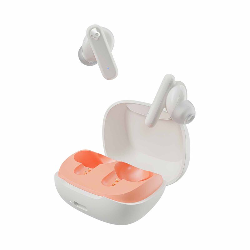 SKULLCANDY Smokin Buds True Wireless Earbuds - Bone/orange Glow SK-S2TAW-S951-image 1