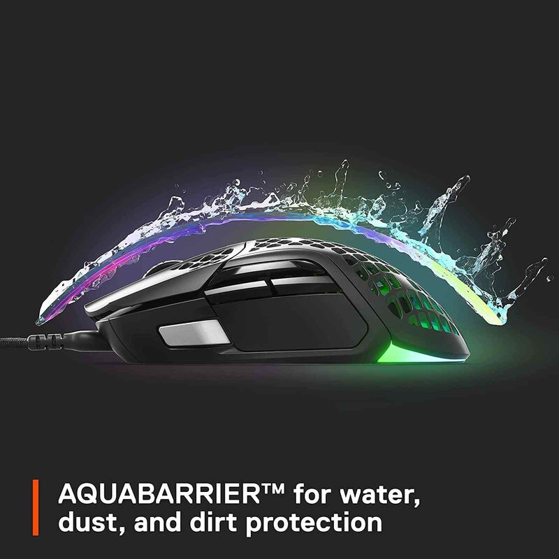 STEELSERIE Wired Light Weight Gaming Mouse AEROX 3 ONXY WIRED-image 4
