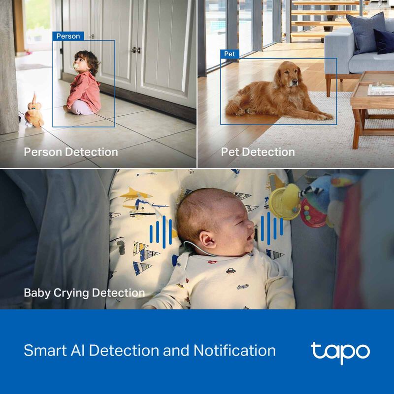 TP LINK Pan/tilt Ai Home Security Wi-fi Camera TAPO C260-image 5
