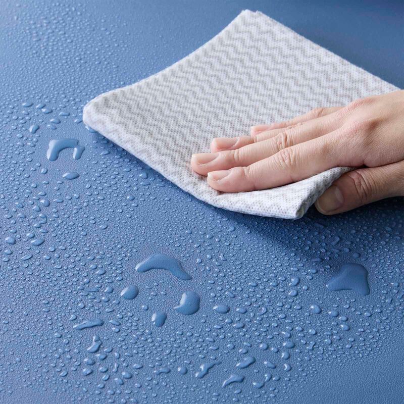 ELECOM Soft Leather Large Desk Mat Blue MP-DM04LBU-image 4