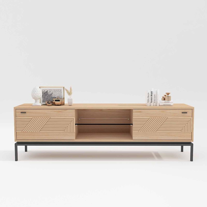 MUZE Tv Console - Natural DOMI-image 1