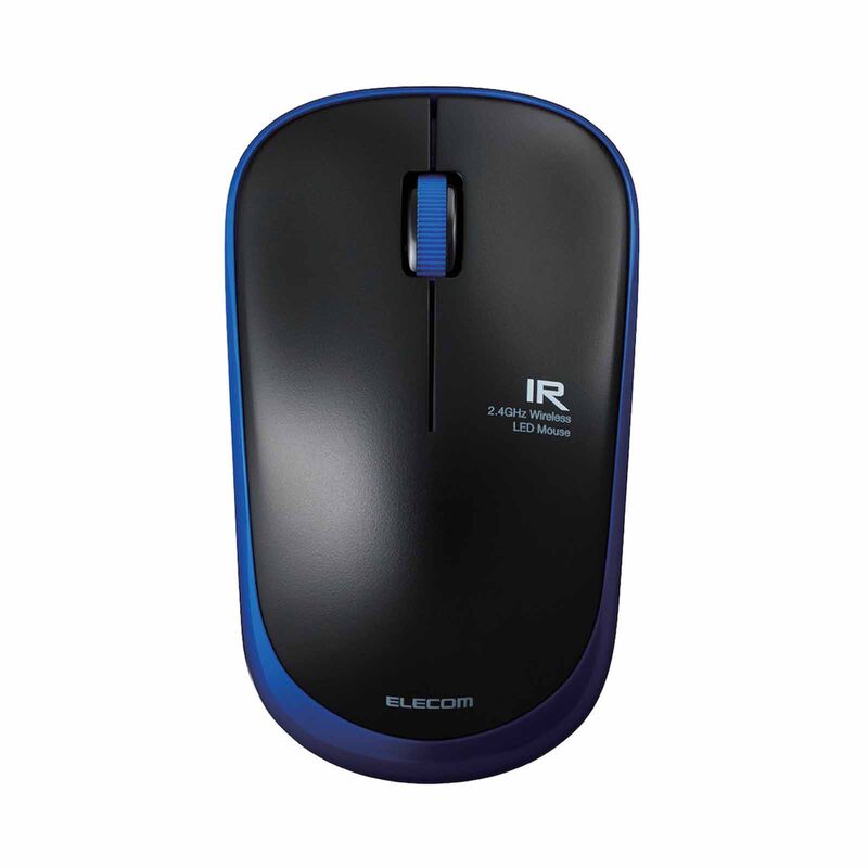 ELECOM 3 Btn Wireless Silent Mouse - Blue M-IR07DRSBU-image 5