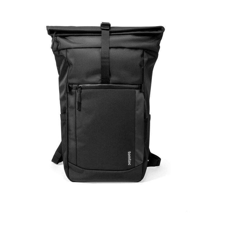 TOMTOC Navigator-t61 Rolltop Backpack - Black T61M1D1-image 2