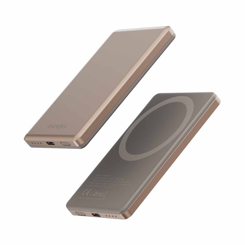 ENERGEA Alupac Mini, 5000mah Mini Aluminium Magsafe Compatible Powerbank - Gold AP-MINI5K-GLD-image 5
