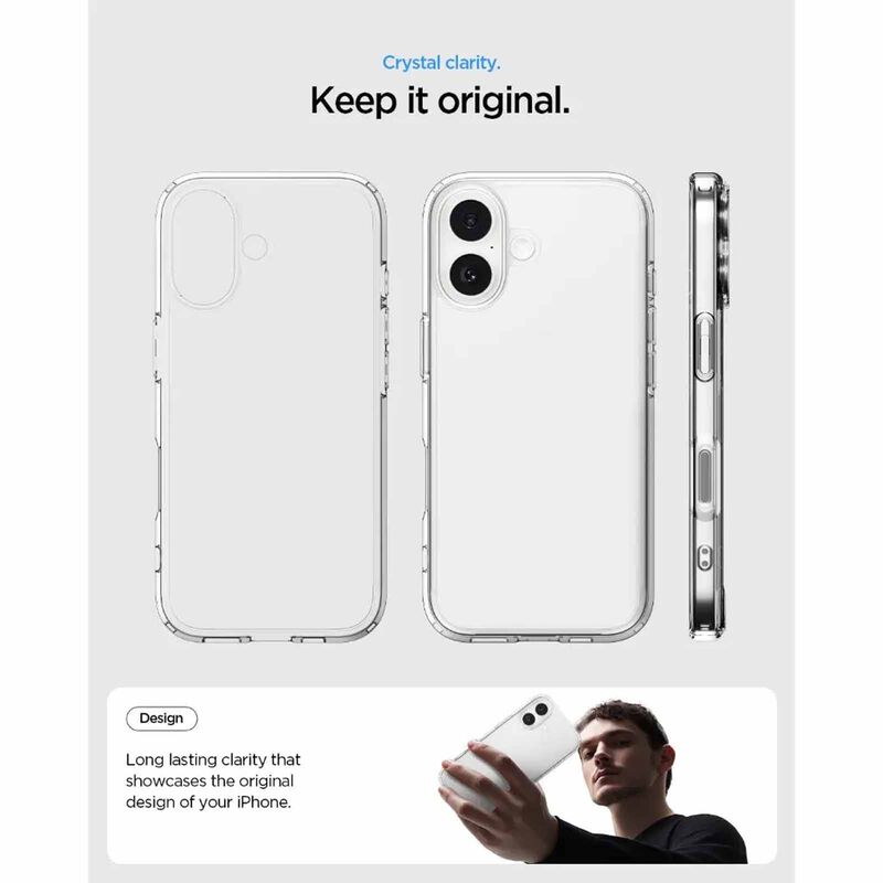 SPIGEN Iphone 17 Ultra Hybrid Crystal Clear ACS10376-image 4