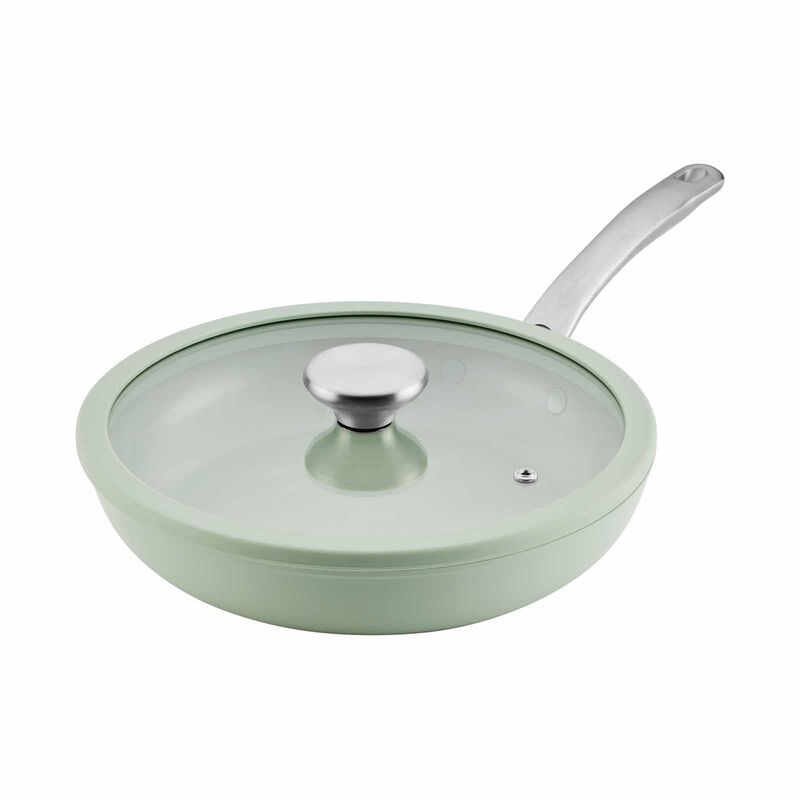 CIRCULON Halo With Laserdefense Ceramic Nonstick 4 Piece Cookware Set - Sage 16170-image 5