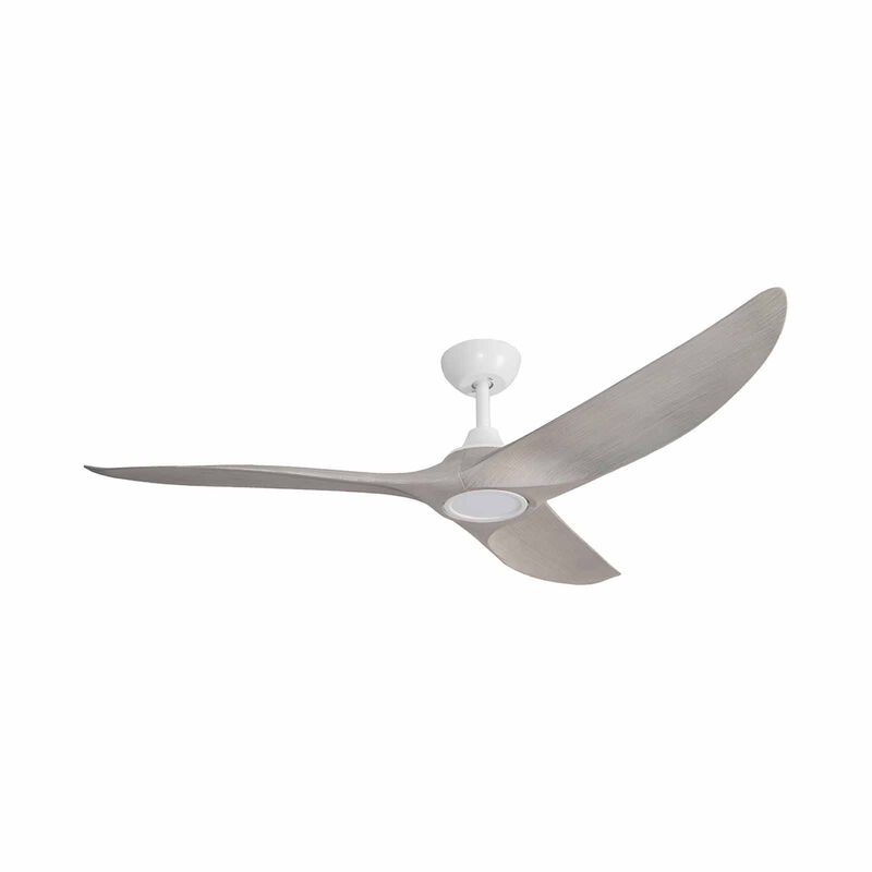 MISTRAL 48 In Dc Ceiling Fan With Wifi- White/wood (3 Blade ) GUST48-WH/WD-image 2