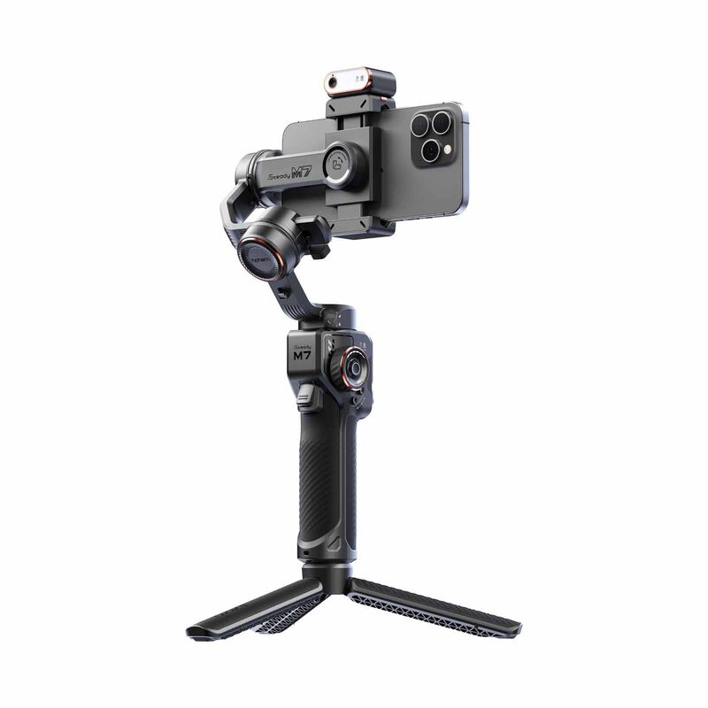 HOHEM Isteady M7 3-axis Smartphone Gimbal (ai Visual Tracking With Detachable Touchscreen Remote Control) HT-ISTEADY M7-image 4