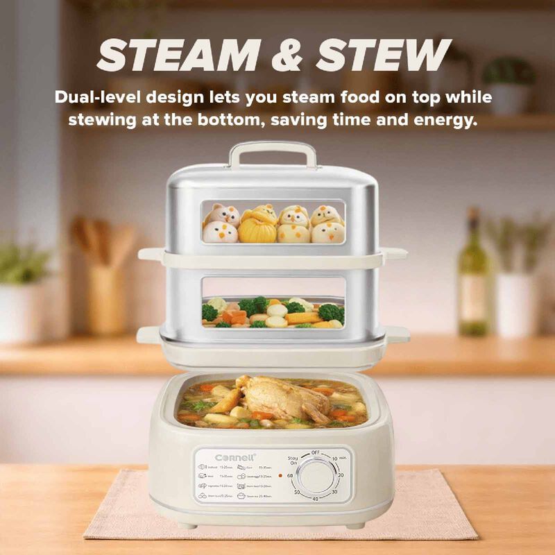 CORNELL Food Steamer (9.5l) CFS95S-image 8