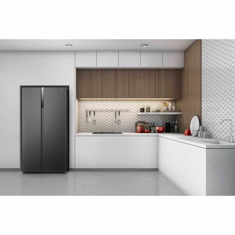 HITACHI Side By Side Door Fridge (525l) - Glass Black HRSN9552DGBSG-image 2