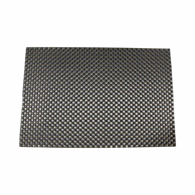 UB-1780 Rect Placemat 8x8, L30x45cm, Gold With Black White 1780ZJ-880076-image null