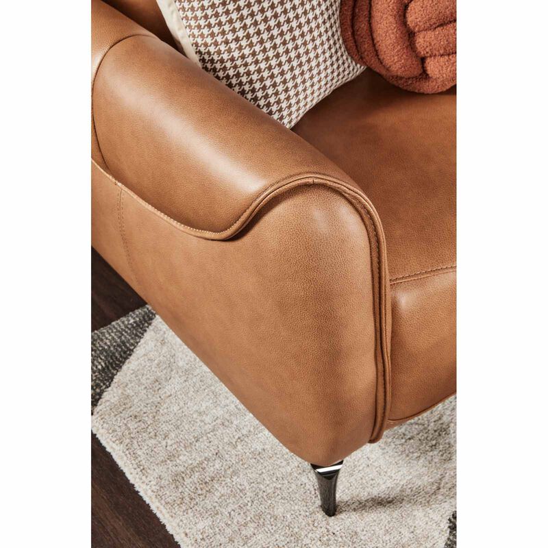 3 Seater (fl) C13 Copper Full Leather Sofa LINNEA-image 4