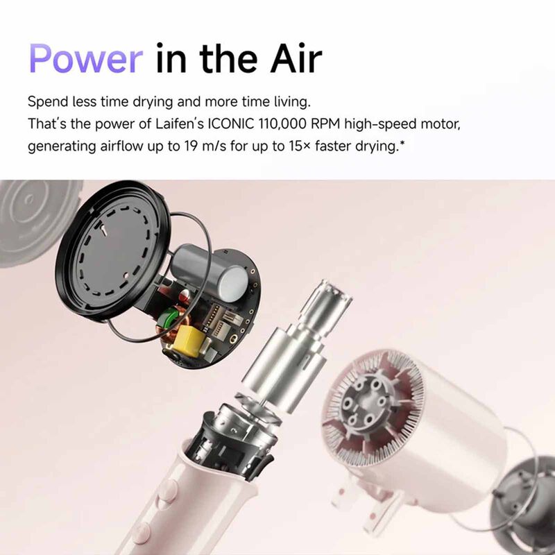 LAIFEN Air High-speed Hair Dryer - Tan AIR - TAN-image 6