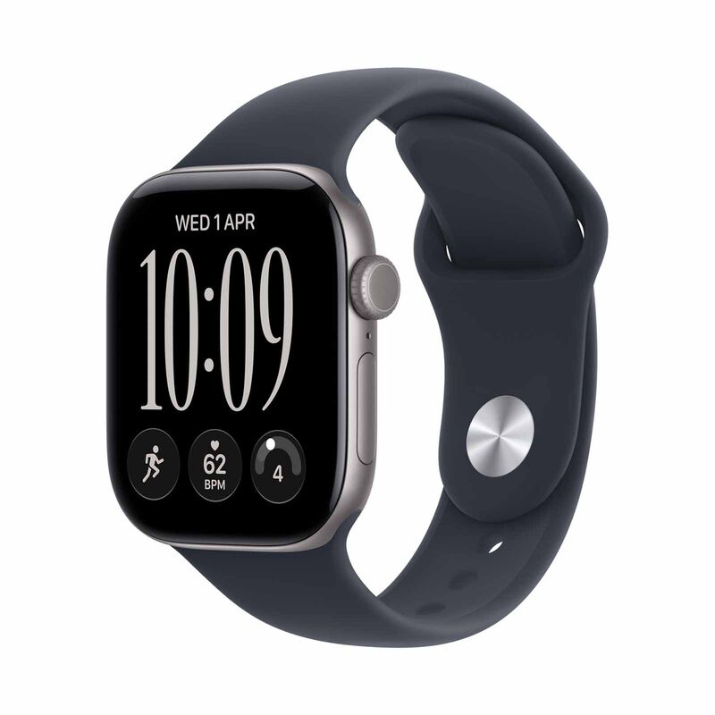 APPLE Watch Series 12 Gps + Cellular 42mm Space Grey Aluminium Case With Navy Blue Sport Band - S/m MJFX4X/A-image 2