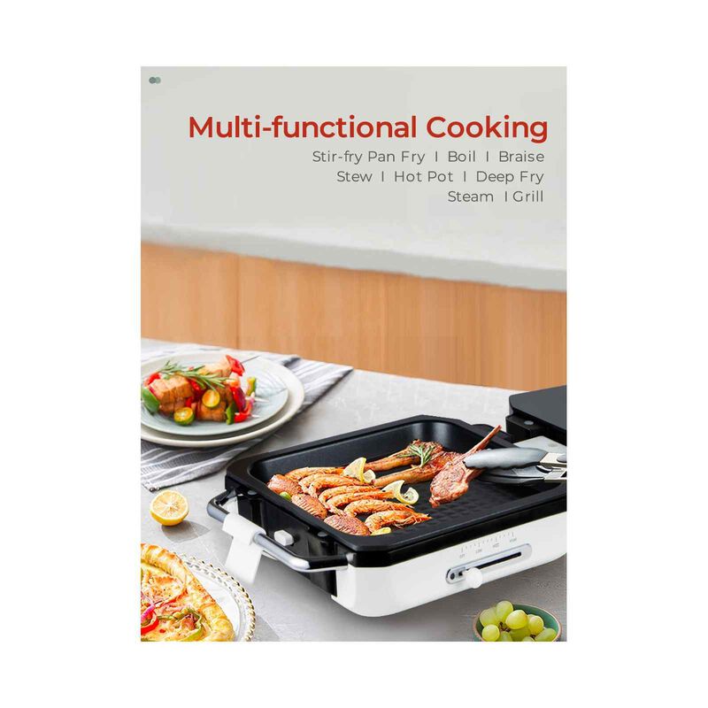 MAYER 2 In 1 Ceramic Multi Cooker MMCCG206WH-image 4