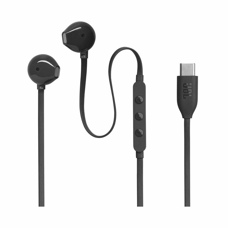 JBL Wired Hi-res Earbud Headphones TUNE 305C USB-C BLACK-image 3