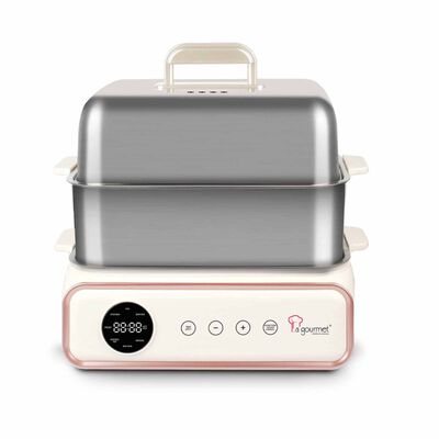 LA GOURMET 2 Tier Multi Food Steamer LGELMS417299