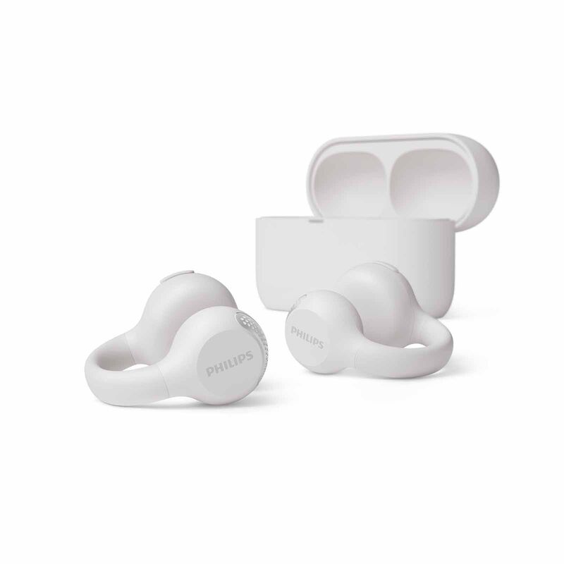 PHILIPS Open-ear True Wireless Earloop Design Earbuds White TAQ2000WT/97-image 2