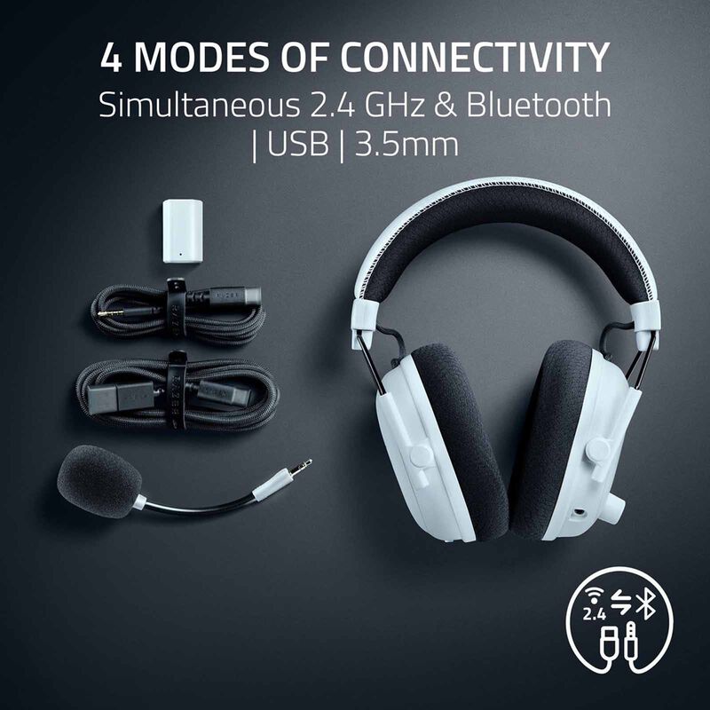 RAZER Blackshark V3 Pro - Wireless Anc Esports Headset - White Edition - Frml Packaging RZ04-05400200-R3M1-image 9