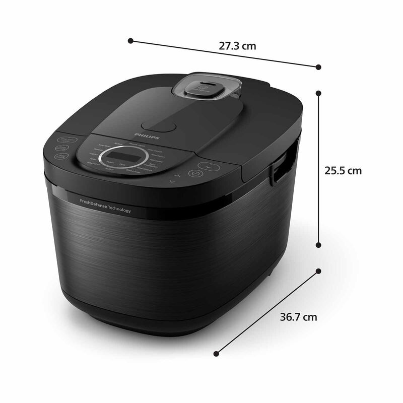 PHILIPS Series 5000 Digital Rice Cooker (1.8l) HD4814/31-image 2