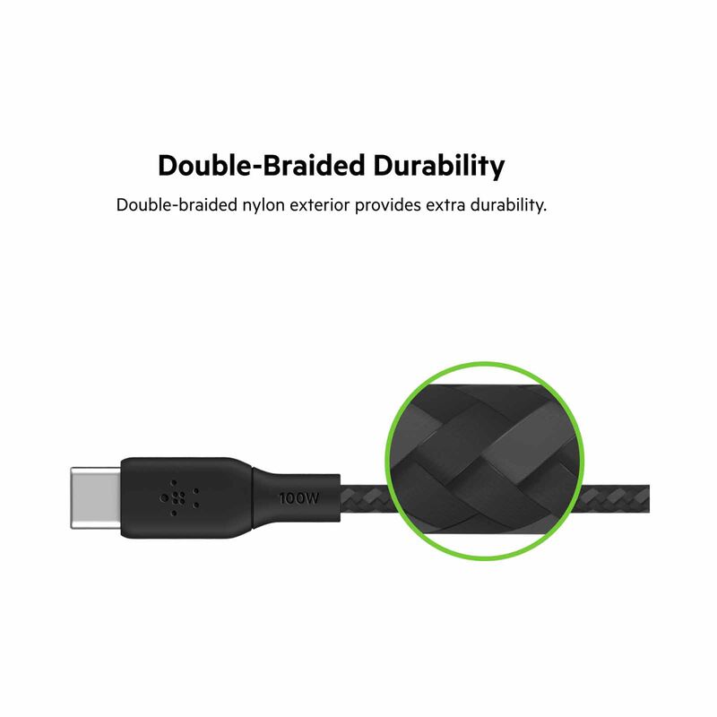 BELKIN Boostcharge Usb-c To Usb-c Cable 100w 3m Black CAB014BT3MBK-image 6