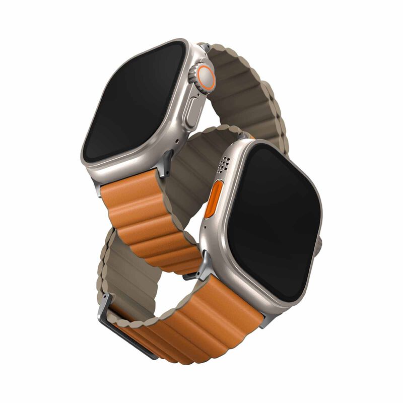 UNIQ Revix Premium Edition Reversible Magnetic Apple Watch Strap 41/40/38mm - Canary (canary Yellow/ivory UNIQ-41MM-REVPCYELIVY-image null