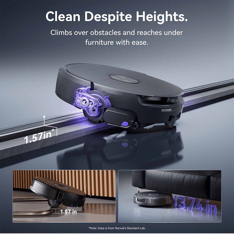 NARWAL Flow2 (compact Station) Robot Vacuum & Mop Black Finish Glass Top YJCC036 - COMPACT STATION-image 7