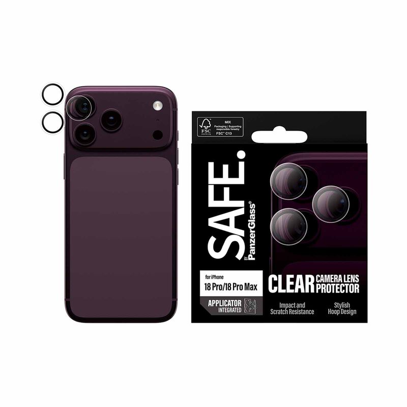 PANZERGLAS Camera Lens Protector Transparent Ip18p/18pm PZG-SA23766-image 1