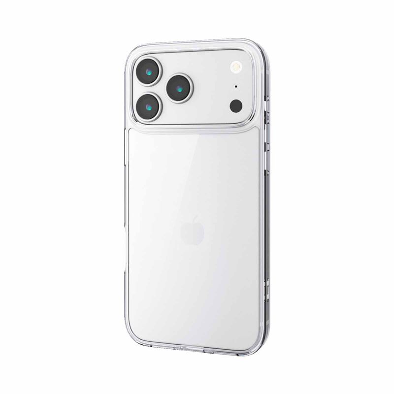 ELECOM Iphone 17 Pro Max Hybrid Case Glass Standard With Metal Ring PM-A25DHVCG1CR-image 5